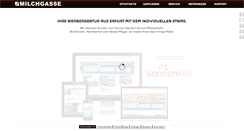 Desktop Screenshot of milchgasse.de